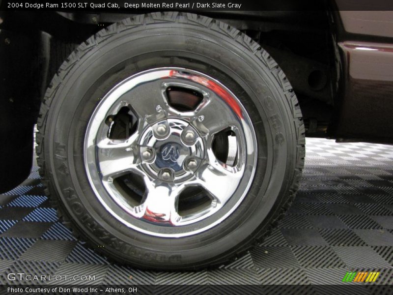Deep Molten Red Pearl / Dark Slate Gray 2004 Dodge Ram 1500 SLT Quad Cab