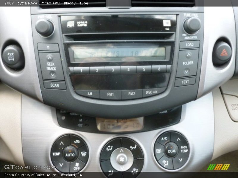 Black / Taupe 2007 Toyota RAV4 Limited 4WD