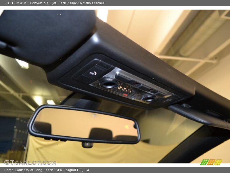 Jet Black / Black Novillo Leather 2011 BMW M3 Convertible