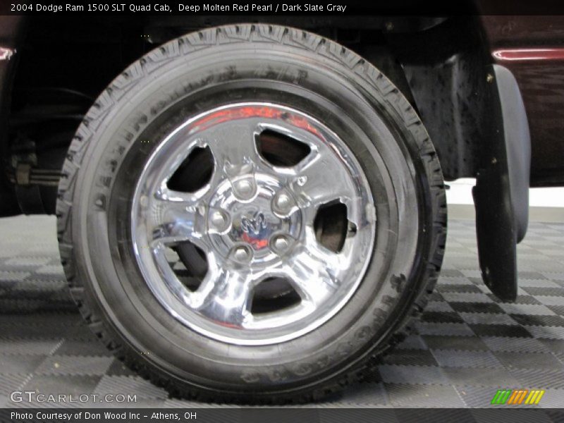Deep Molten Red Pearl / Dark Slate Gray 2004 Dodge Ram 1500 SLT Quad Cab