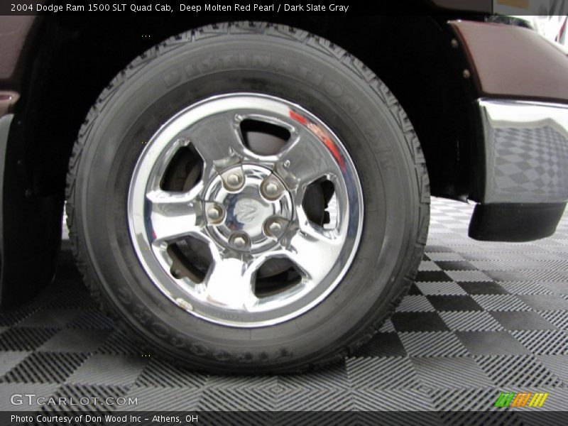 Deep Molten Red Pearl / Dark Slate Gray 2004 Dodge Ram 1500 SLT Quad Cab