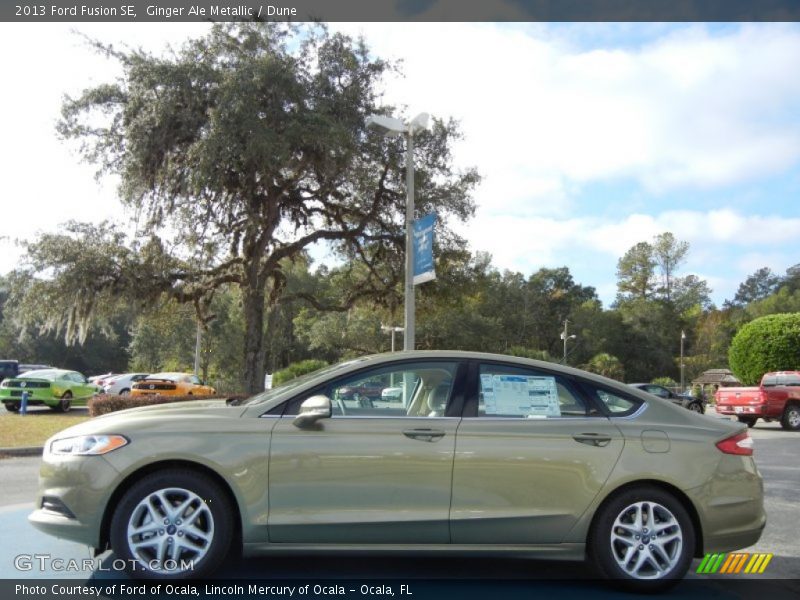  2013 Fusion SE Ginger Ale Metallic