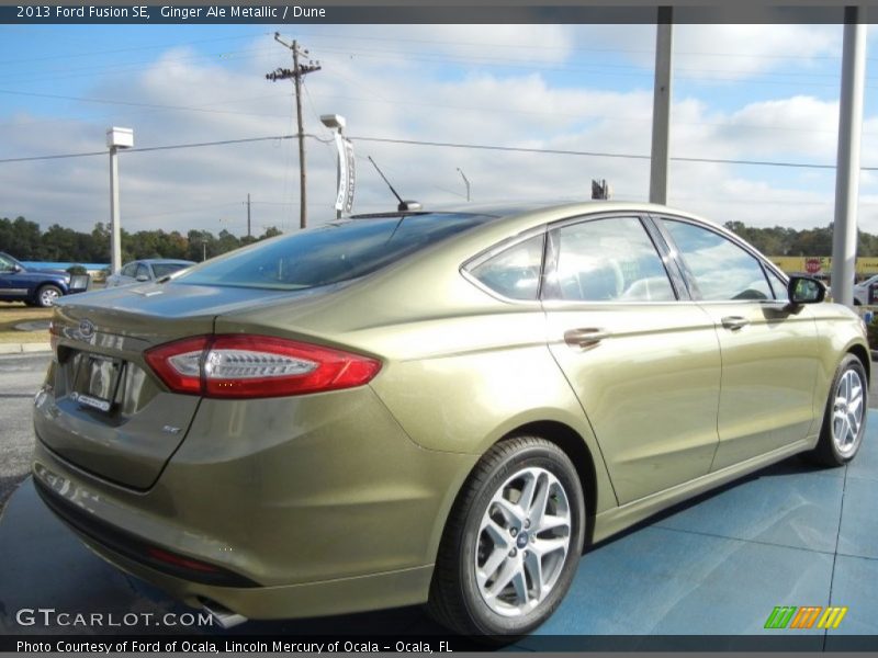  2013 Fusion SE Ginger Ale Metallic