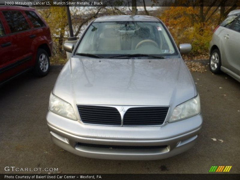 Munich Silver Metallic / Black 2003 Mitsubishi Lancer LS