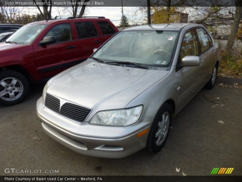 Munich Silver Metallic / Black 2003 Mitsubishi Lancer LS