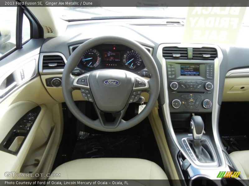 Dashboard of 2013 Fusion SE