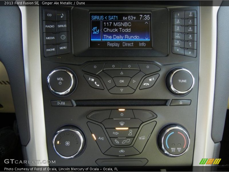 Ginger Ale Metallic / Dune 2013 Ford Fusion SE