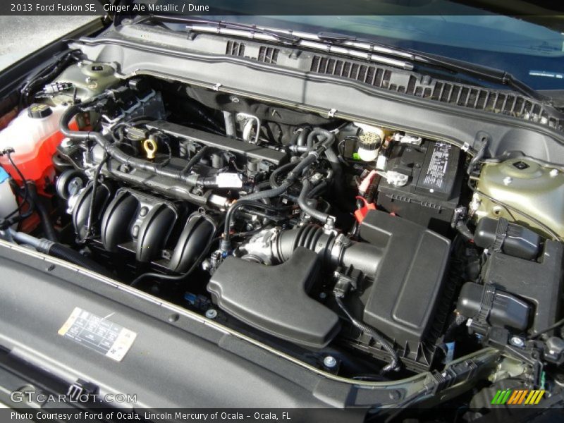  2013 Fusion SE Engine - 2.5 Liter DOHC 16-Valve iVCT Duratec 4 Cylinder