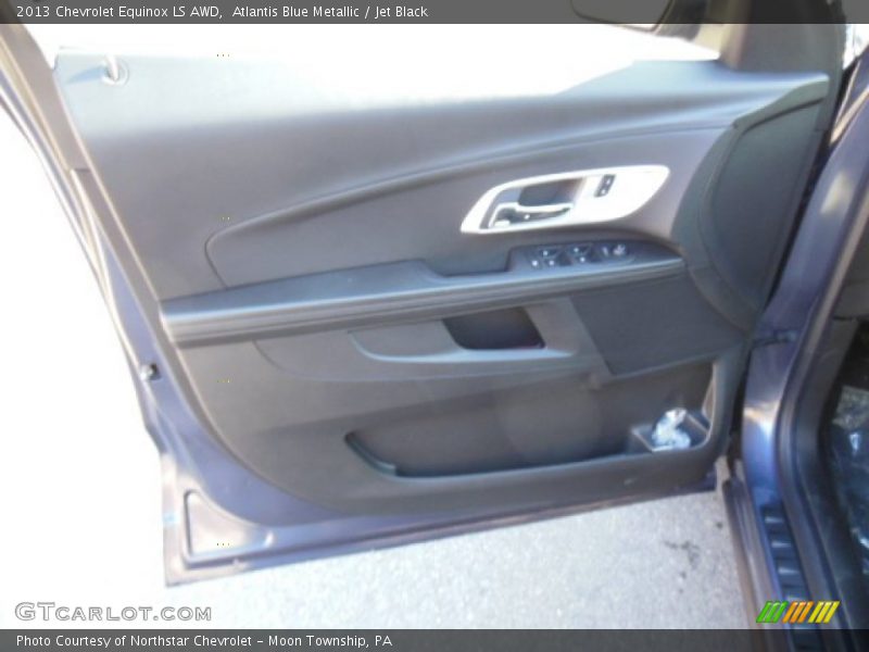 Atlantis Blue Metallic / Jet Black 2013 Chevrolet Equinox LS AWD