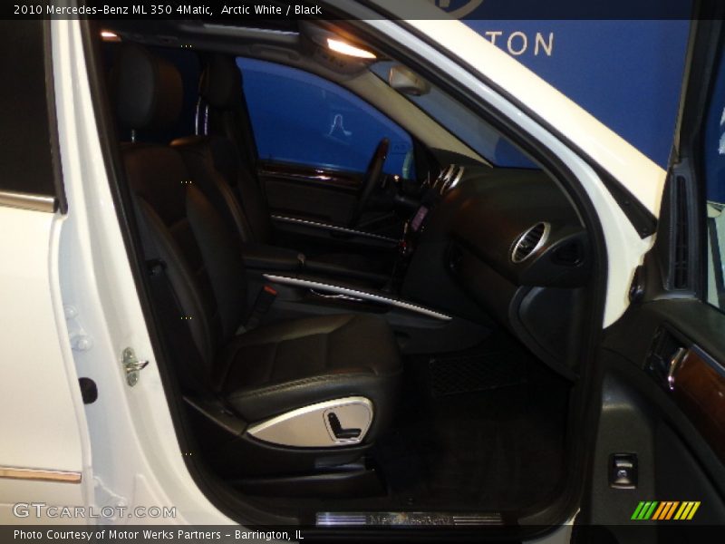 Arctic White / Black 2010 Mercedes-Benz ML 350 4Matic