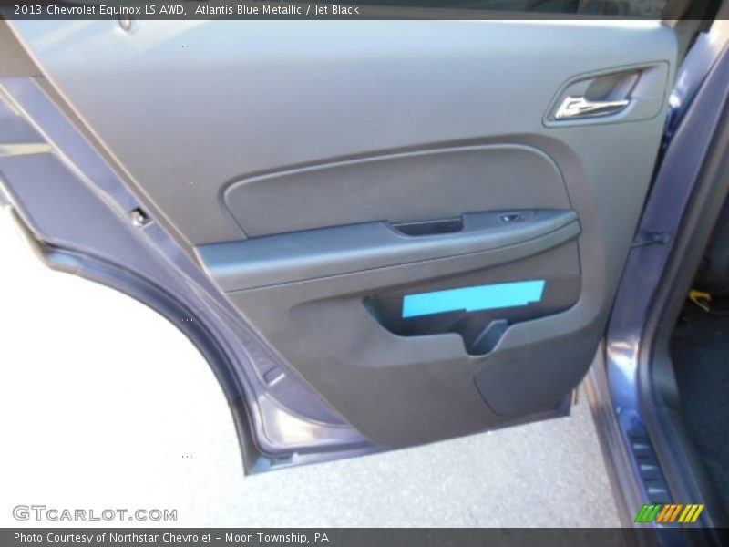 Atlantis Blue Metallic / Jet Black 2013 Chevrolet Equinox LS AWD