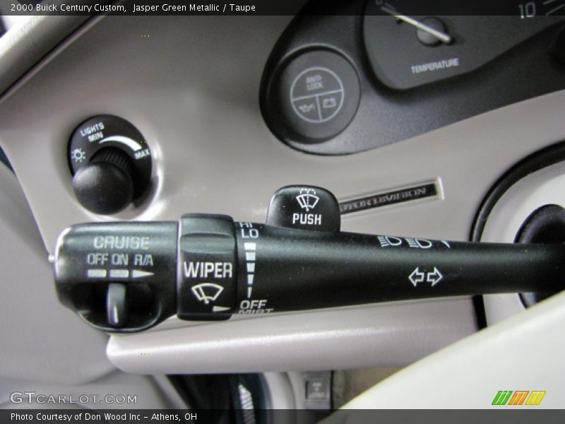 Jasper Green Metallic / Taupe 2000 Buick Century Custom
