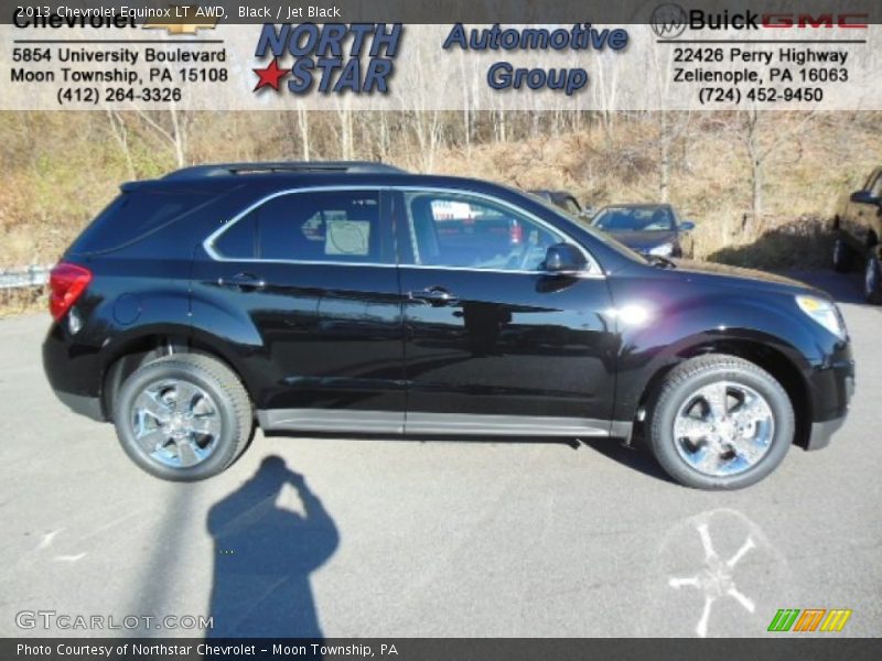 Black / Jet Black 2013 Chevrolet Equinox LT AWD