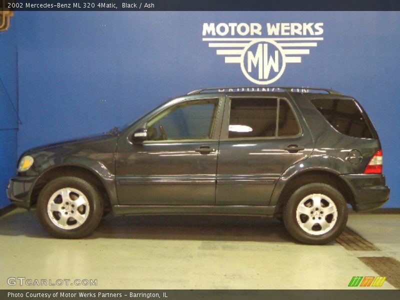Black / Ash 2002 Mercedes-Benz ML 320 4Matic