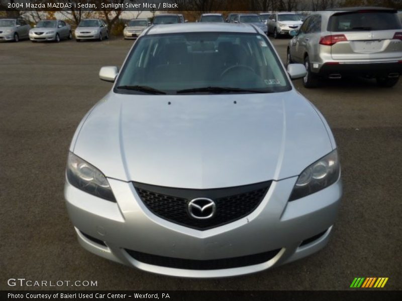 Sunlight Silver Mica / Black 2004 Mazda MAZDA3 i Sedan
