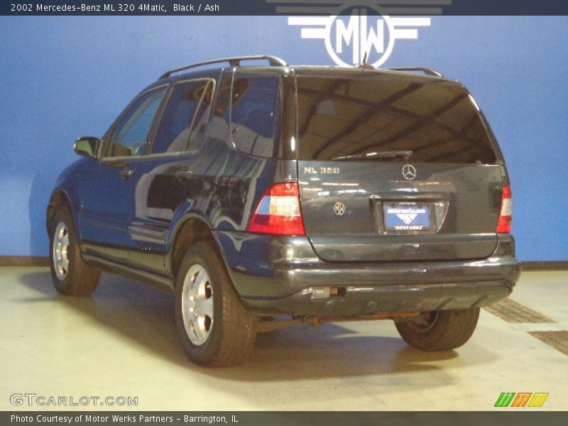 Black / Ash 2002 Mercedes-Benz ML 320 4Matic