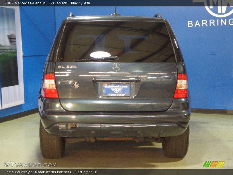 Black / Ash 2002 Mercedes-Benz ML 320 4Matic