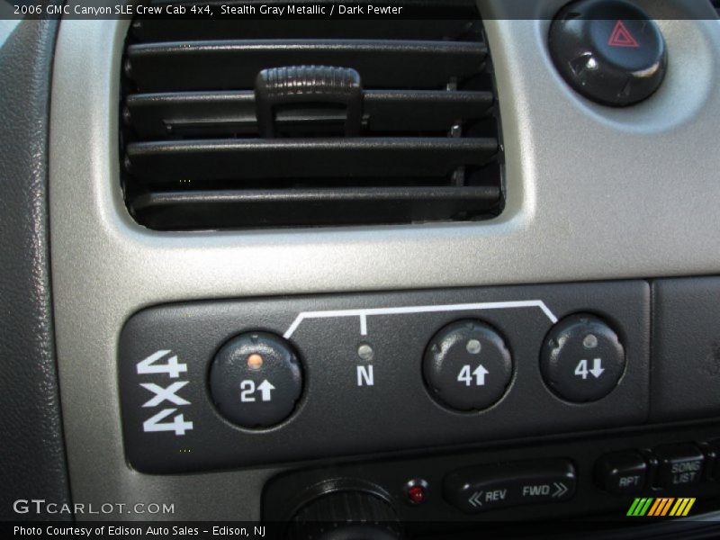 Controls of 2006 Canyon SLE Crew Cab 4x4