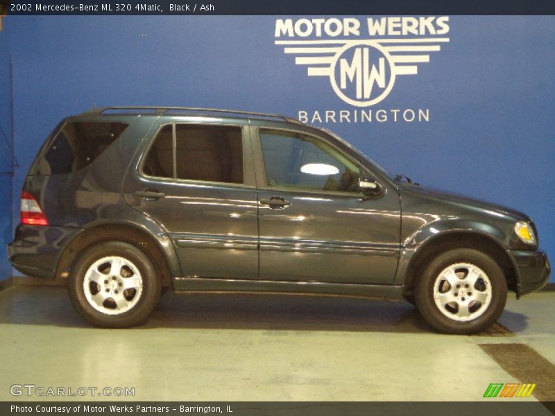 Black / Ash 2002 Mercedes-Benz ML 320 4Matic