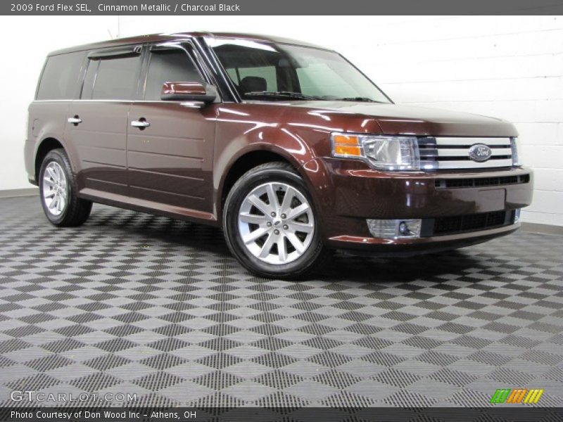 Cinnamon Metallic / Charcoal Black 2009 Ford Flex SEL
