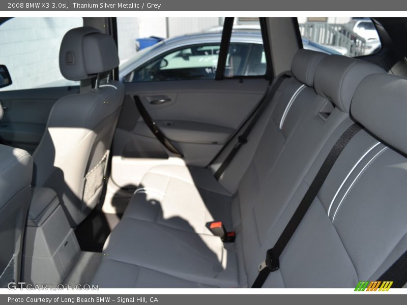 Titanium Silver Metallic / Grey 2008 BMW X3 3.0si
