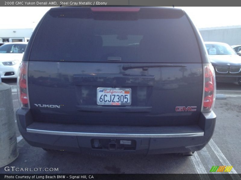 Steel Gray Metallic / Ebony 2008 GMC Yukon Denali AWD