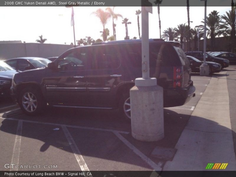 Steel Gray Metallic / Ebony 2008 GMC Yukon Denali AWD