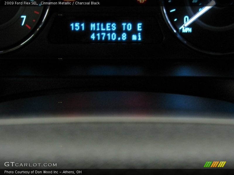 Cinnamon Metallic / Charcoal Black 2009 Ford Flex SEL