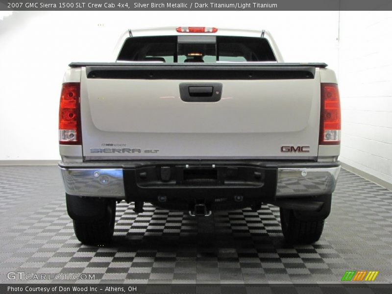 Silver Birch Metallic / Dark Titanium/Light Titanium 2007 GMC Sierra 1500 SLT Crew Cab 4x4