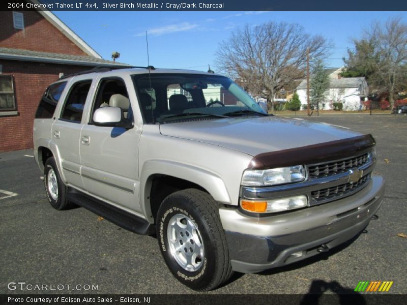 Silver Birch Metallic / Gray/Dark Charcoal 2004 Chevrolet Tahoe LT 4x4