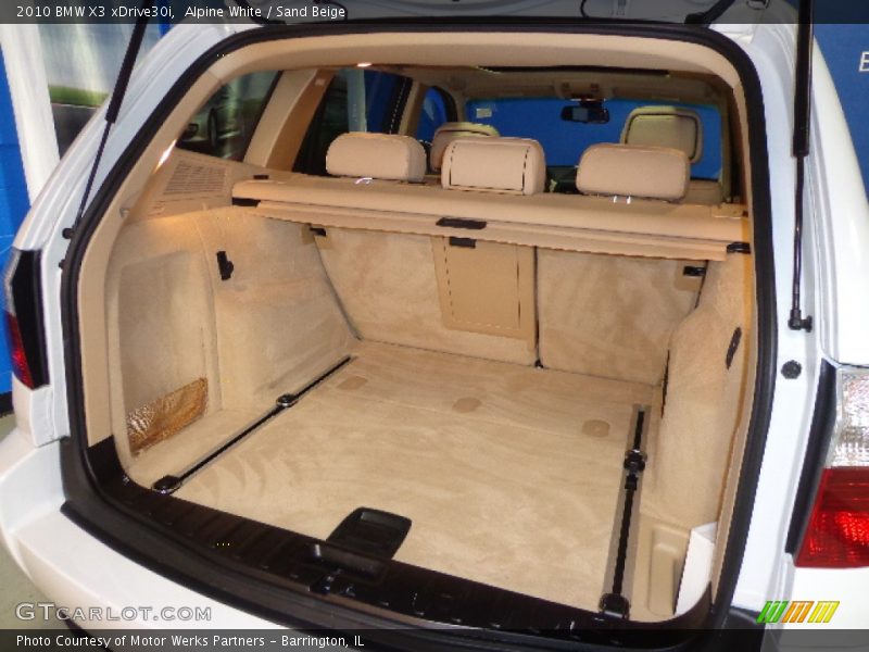 Alpine White / Sand Beige 2010 BMW X3 xDrive30i