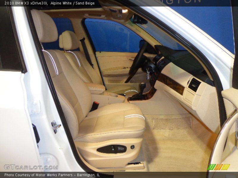 Alpine White / Sand Beige 2010 BMW X3 xDrive30i