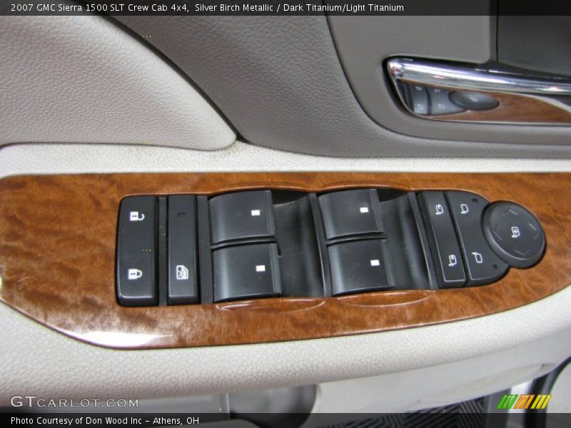 Silver Birch Metallic / Dark Titanium/Light Titanium 2007 GMC Sierra 1500 SLT Crew Cab 4x4