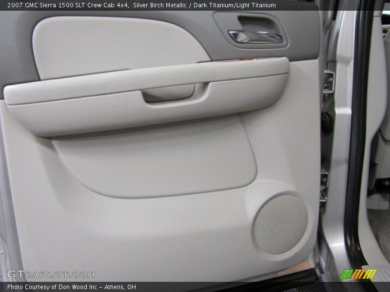 Silver Birch Metallic / Dark Titanium/Light Titanium 2007 GMC Sierra 1500 SLT Crew Cab 4x4