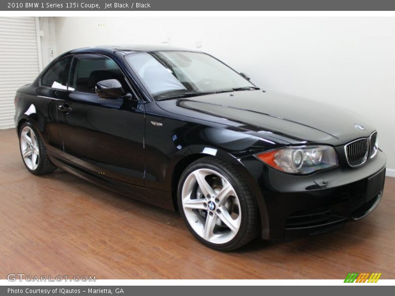 Jet Black / Black 2010 BMW 1 Series 135i Coupe