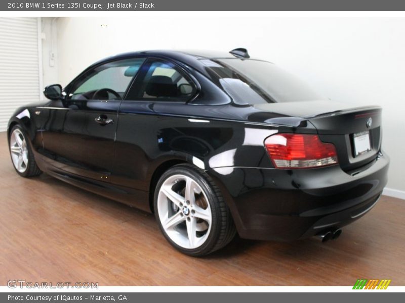 Jet Black / Black 2010 BMW 1 Series 135i Coupe