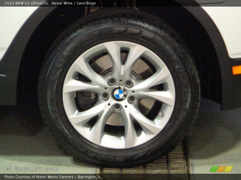 Alpine White / Sand Beige 2010 BMW X3 xDrive30i