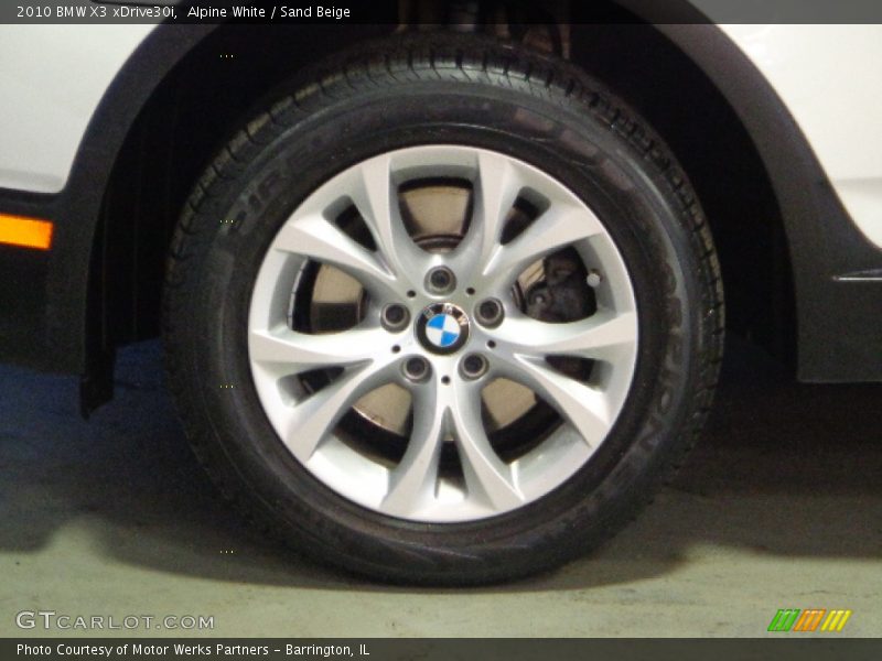 Alpine White / Sand Beige 2010 BMW X3 xDrive30i