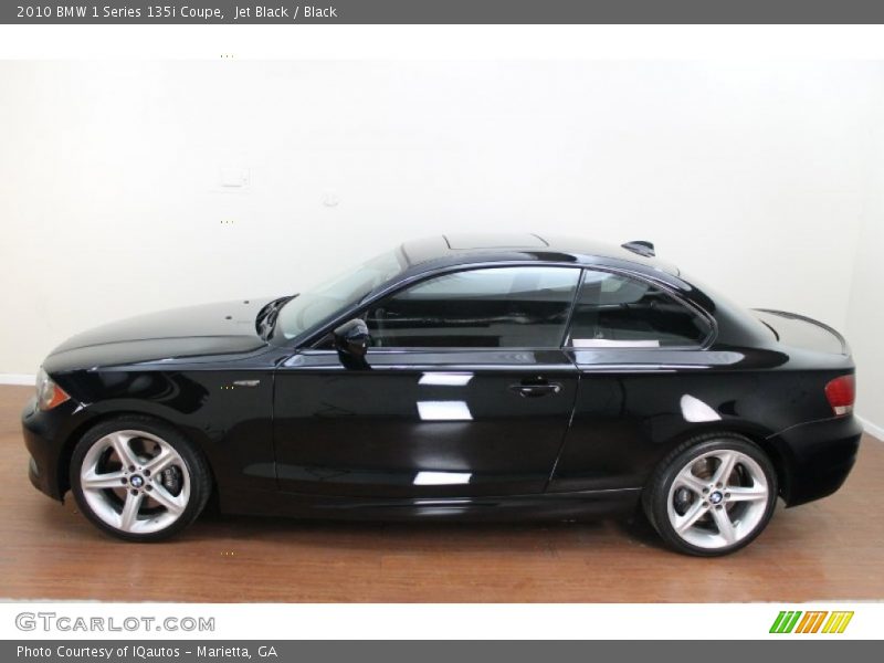 Jet Black / Black 2010 BMW 1 Series 135i Coupe