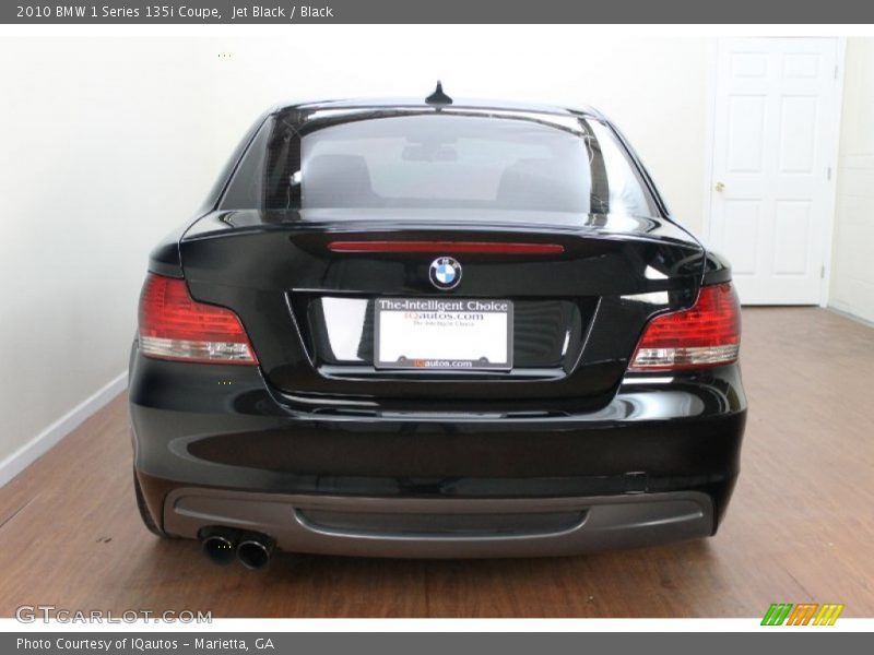 Jet Black / Black 2010 BMW 1 Series 135i Coupe