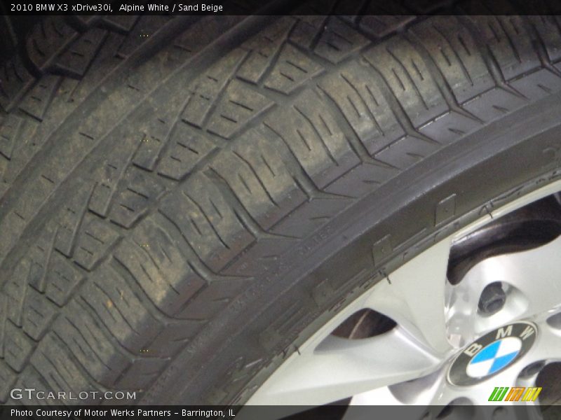 Alpine White / Sand Beige 2010 BMW X3 xDrive30i