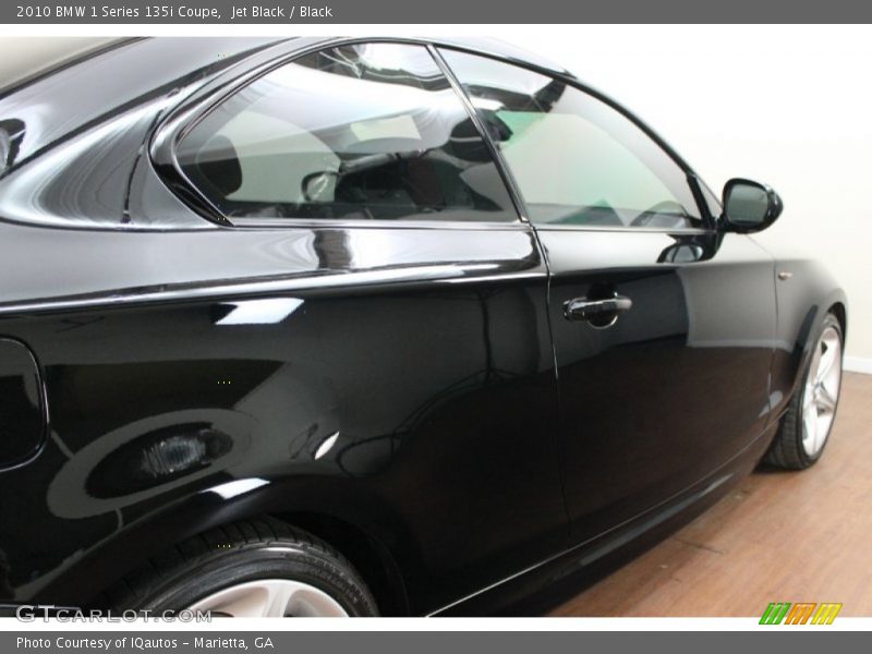 Jet Black / Black 2010 BMW 1 Series 135i Coupe