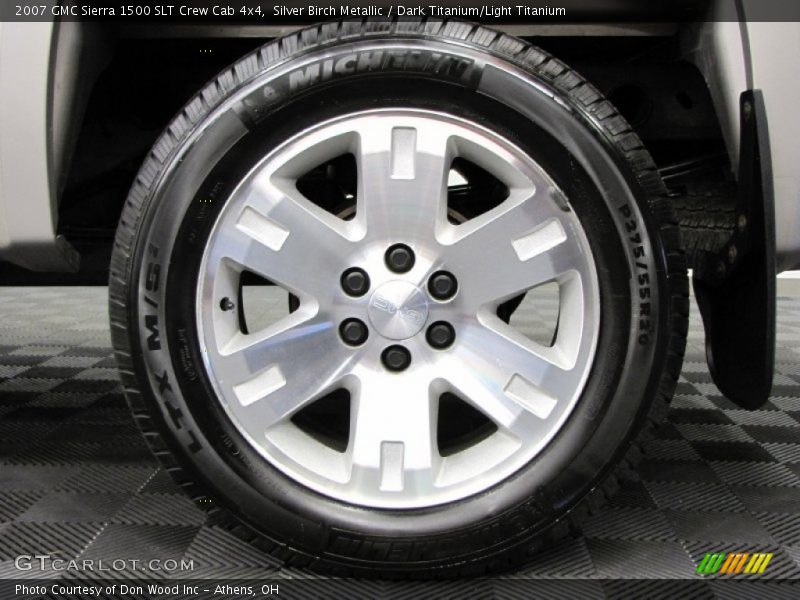 Silver Birch Metallic / Dark Titanium/Light Titanium 2007 GMC Sierra 1500 SLT Crew Cab 4x4