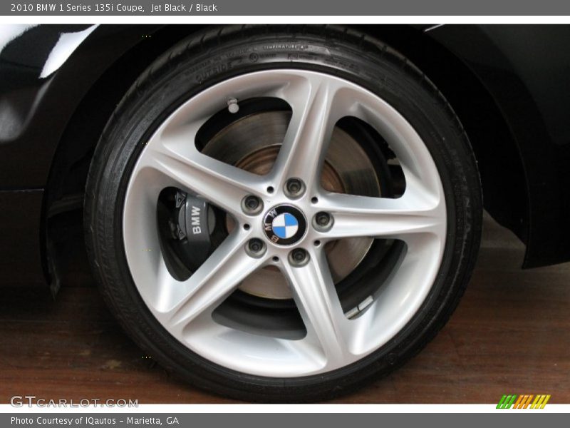 Jet Black / Black 2010 BMW 1 Series 135i Coupe