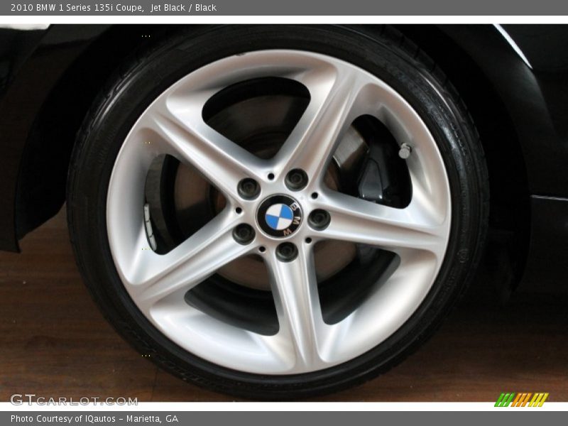 Jet Black / Black 2010 BMW 1 Series 135i Coupe