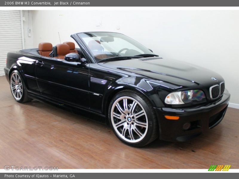 Jet Black / Cinnamon 2006 BMW M3 Convertible