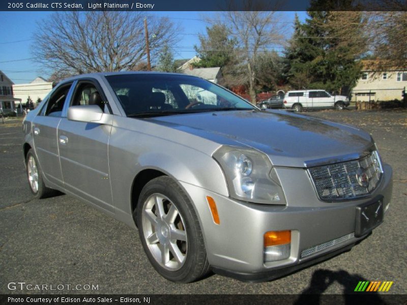 Light Platinum / Ebony 2005 Cadillac CTS Sedan