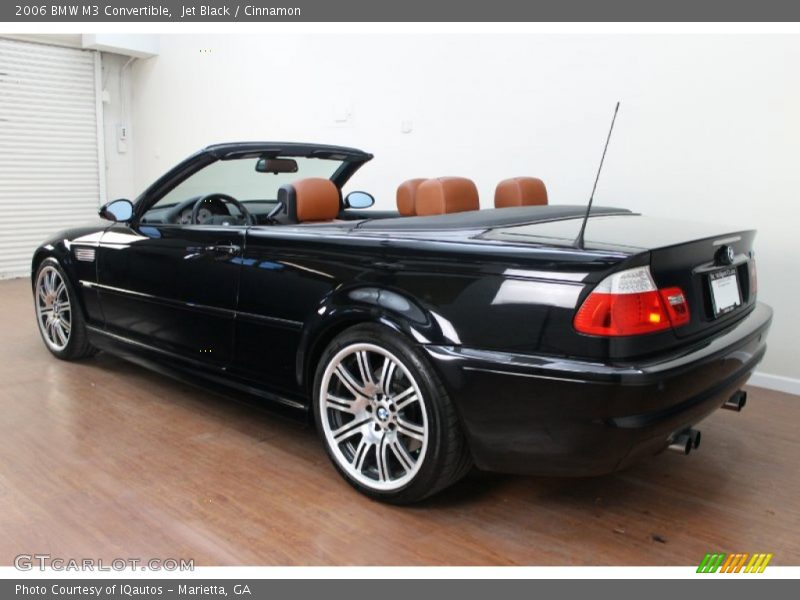 Jet Black / Cinnamon 2006 BMW M3 Convertible