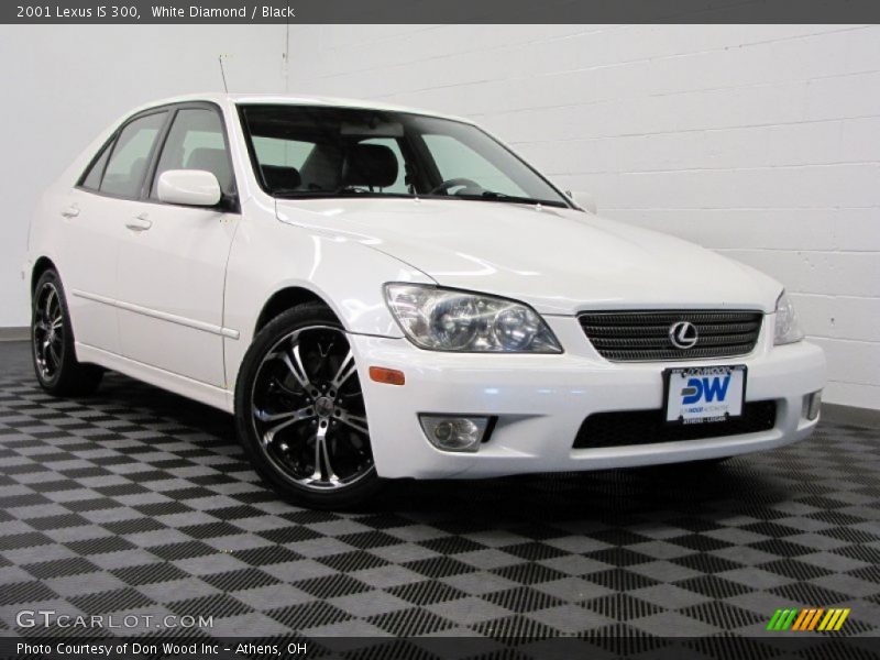 White Diamond / Black 2001 Lexus IS 300