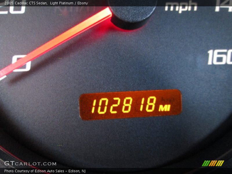 Light Platinum / Ebony 2005 Cadillac CTS Sedan